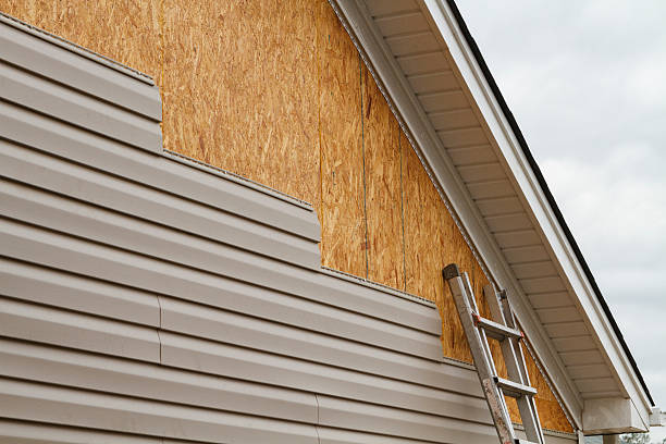Professional Storm Damage Siding Repair technician working in Timnath, CO